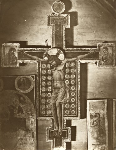 Sansoni, Mario — Maestro del Crocifisso di Montefalco - sec. XIII/ XIV - Cristo crocifisso — insieme
